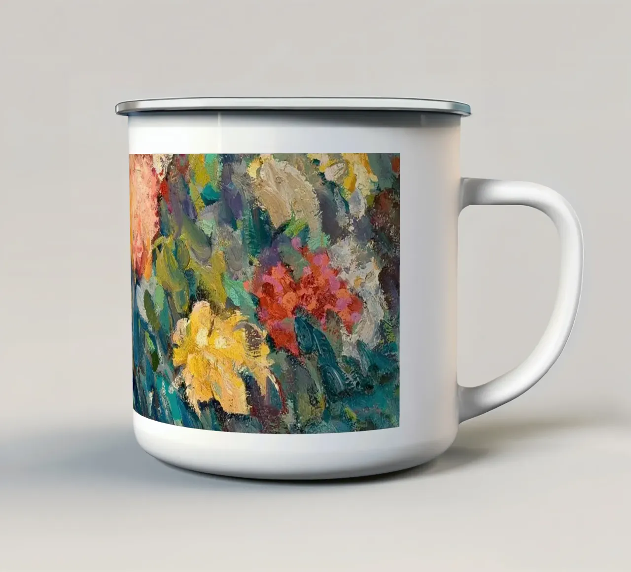 Field of Flowers tazza in smalto da apoloprints