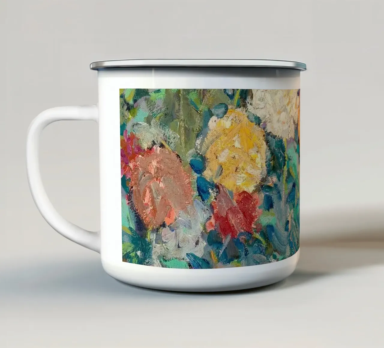 Field of Flowers tazza in smalto da apoloprints