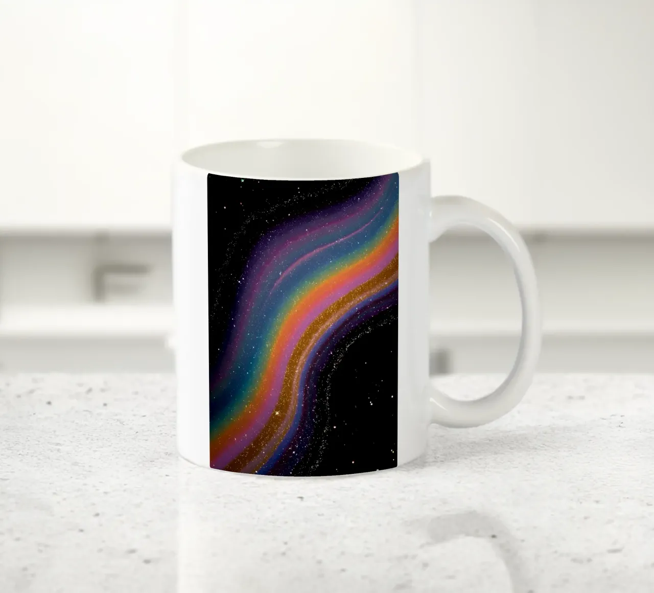 rainbow tazza in ceramica da Type & Tape