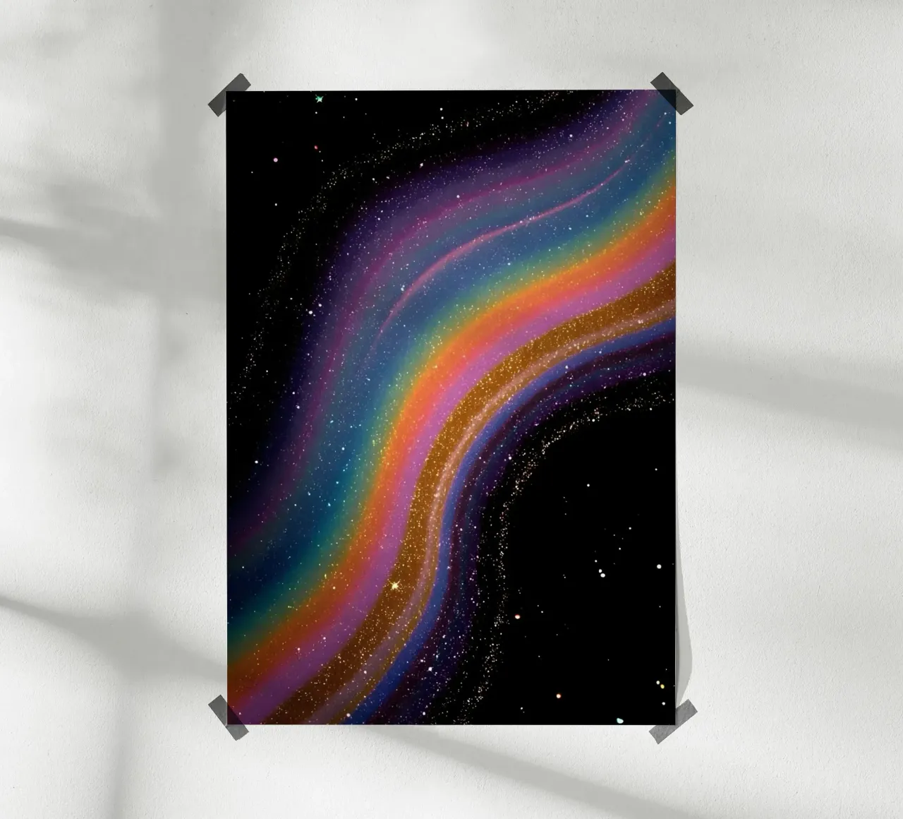rainbow poster da Type & Tape