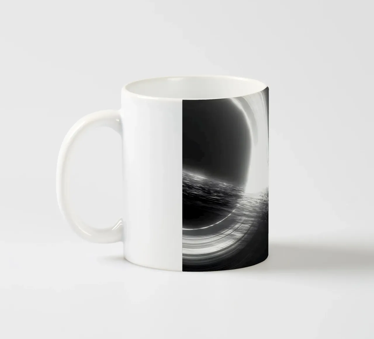 mystery of space tazza in ceramica da Type & Tape