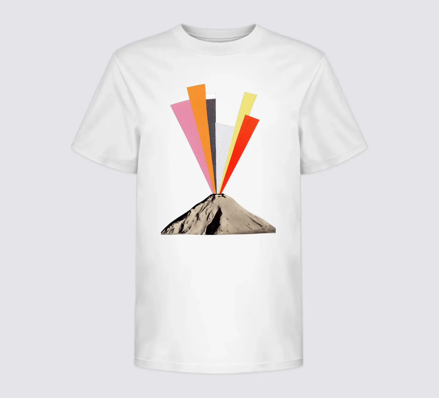 Eruzione t-shirt bambini da Cassia Beck Collage