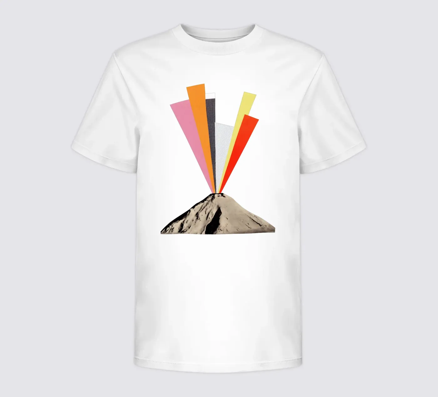 Eruzione t-shirt bambini da Cassia Beck Collage