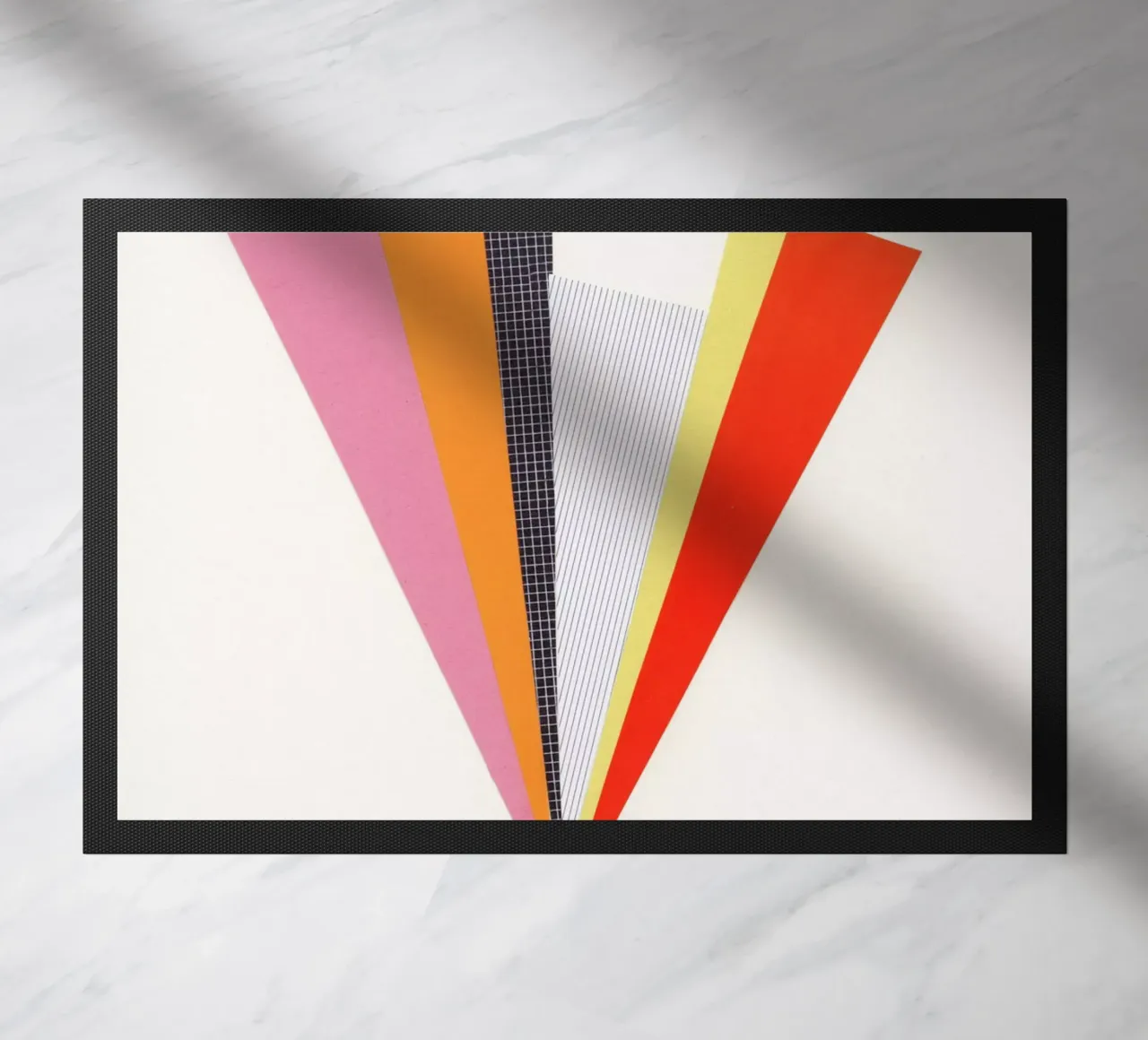 Eruption doormat by Cassia Beck Collage