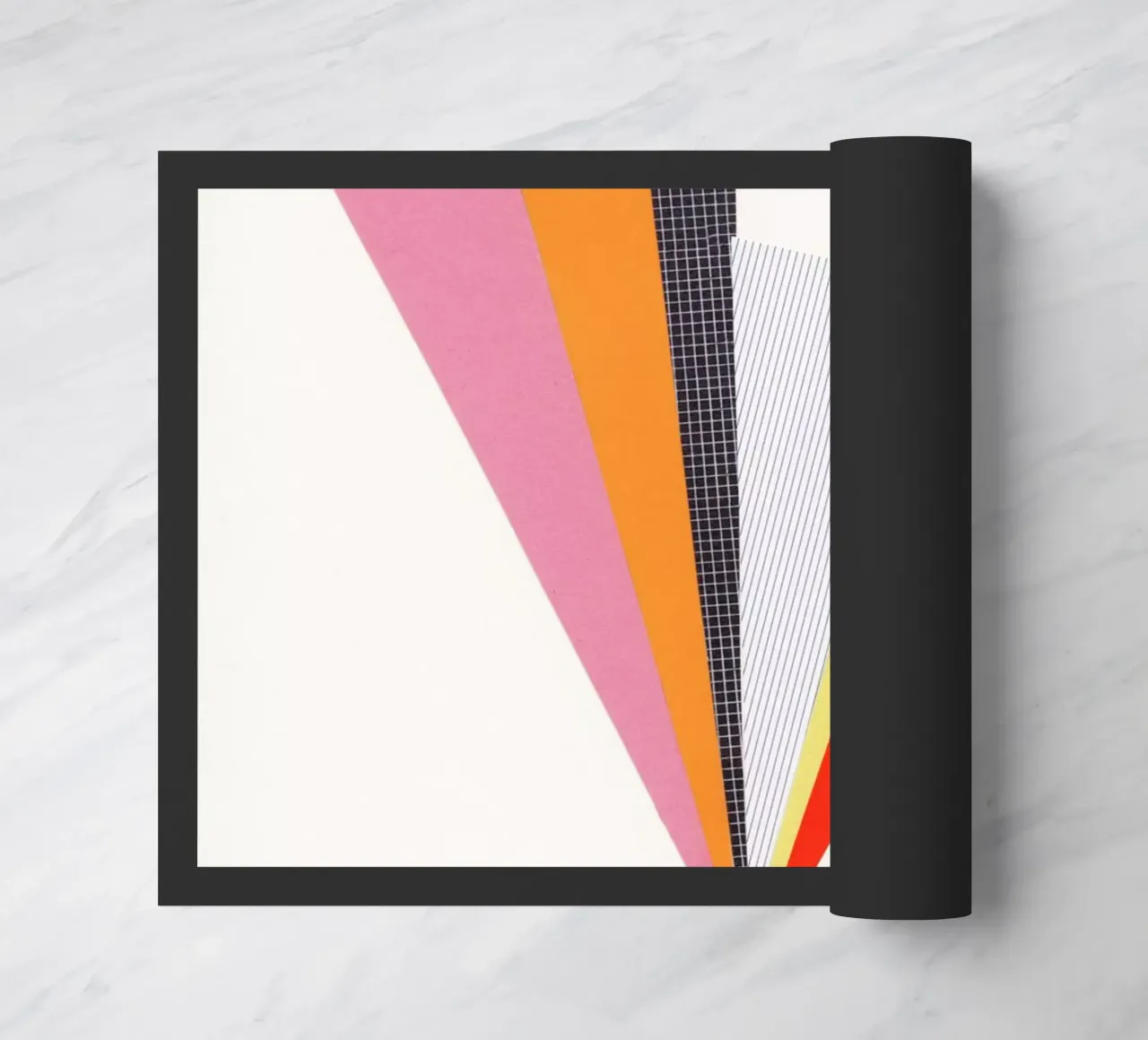 Eruption doormat by Cassia Beck Collage