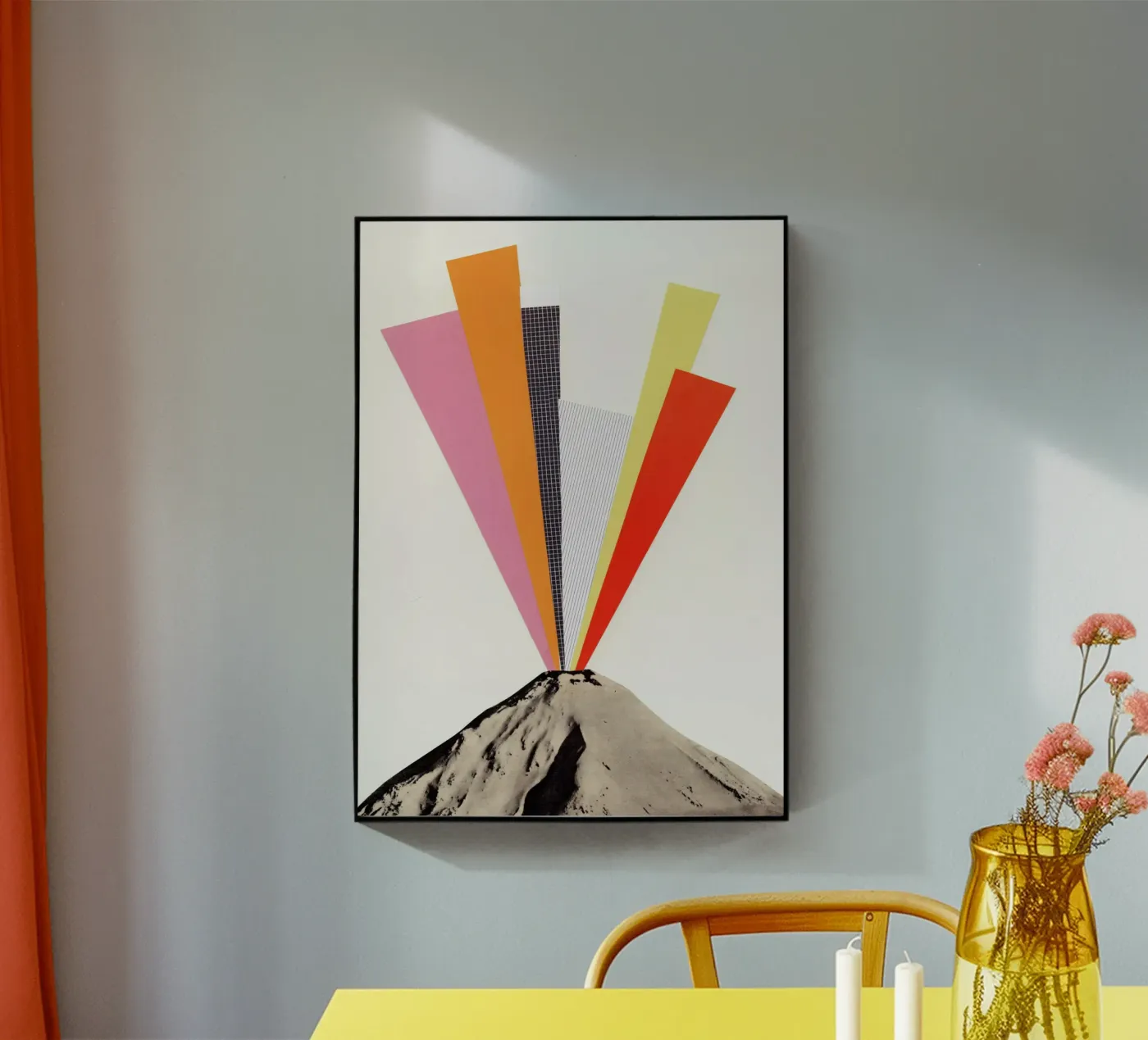 Eruzione plexiglass da Cassia Beck Collage