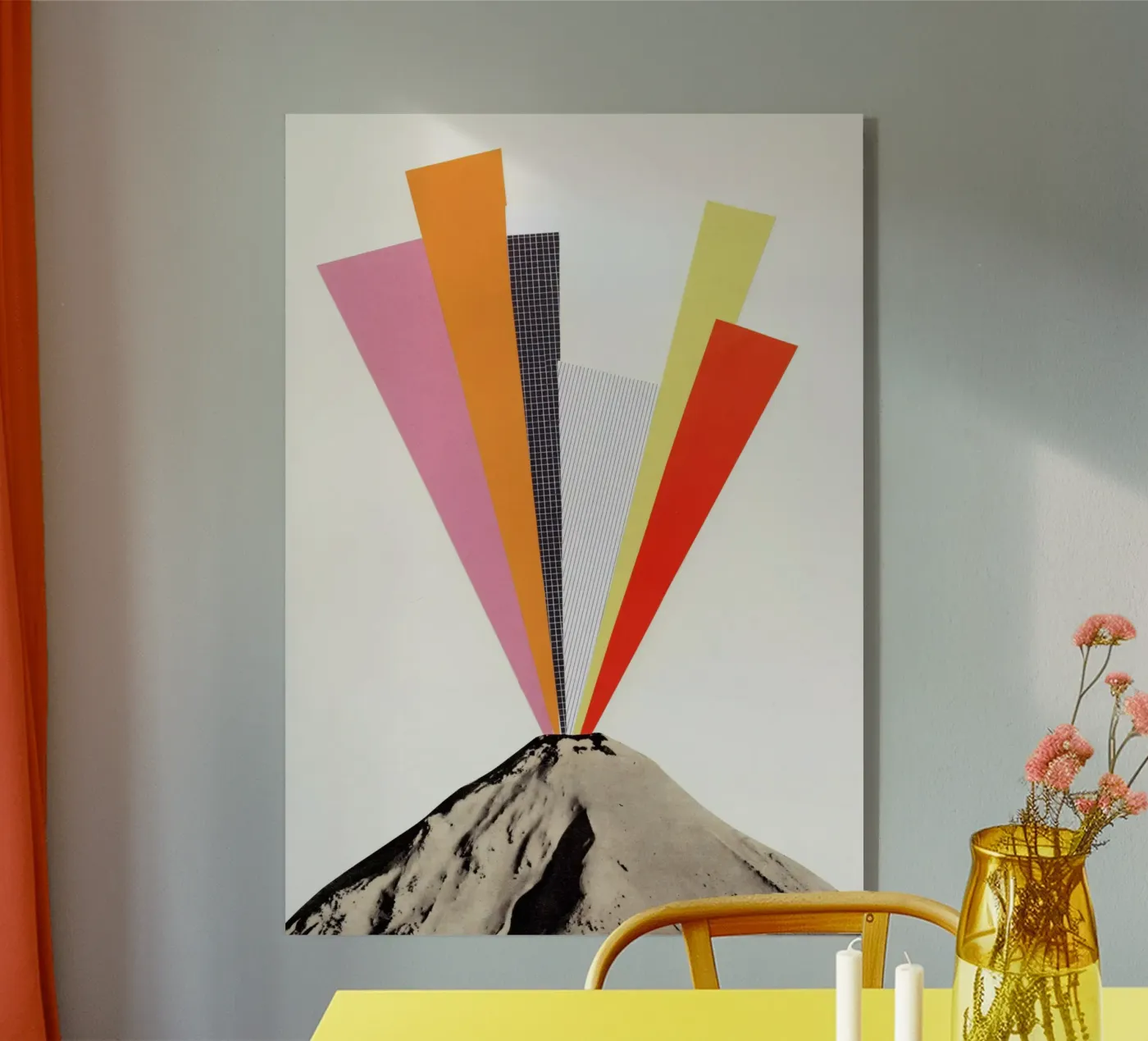 Eruption plexiglass da Cassia Beck Collage