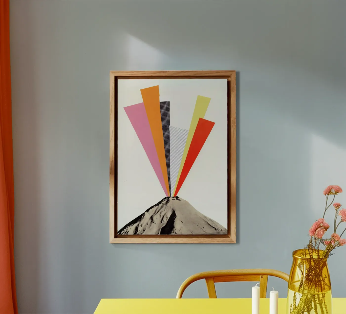 Eruption forex plate by Cassia Beck Collage