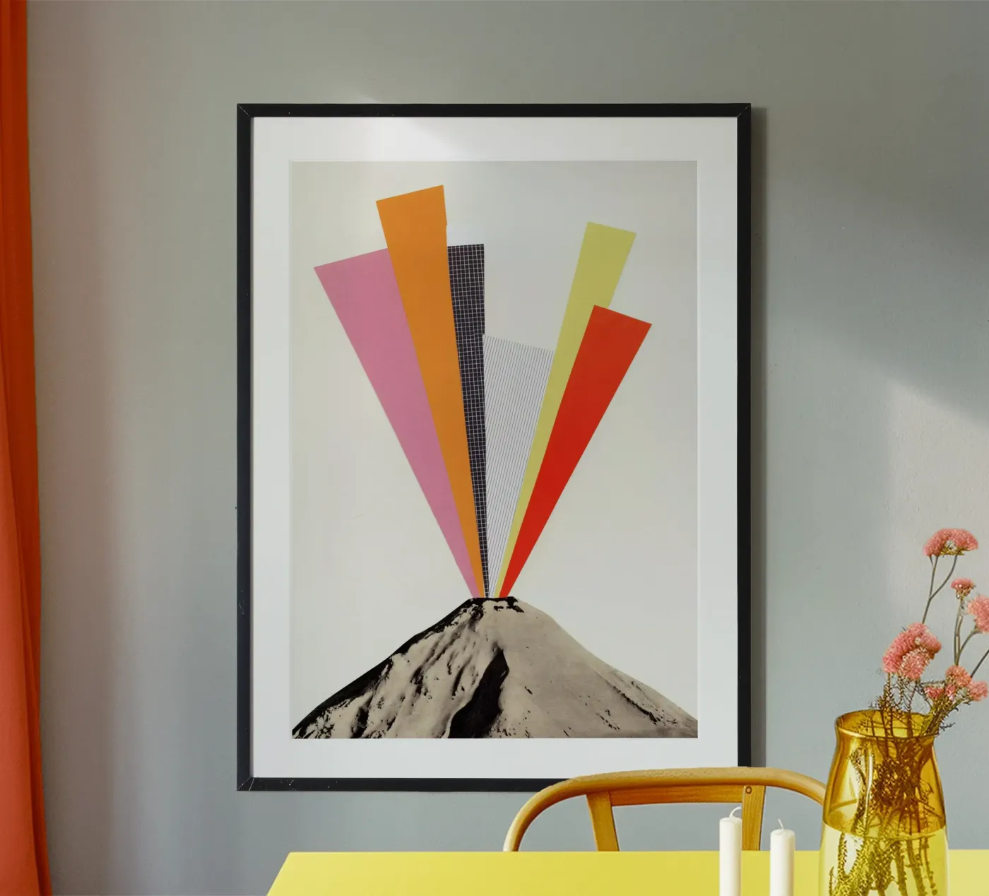 Eruzione poster da Cassia Beck Collage
