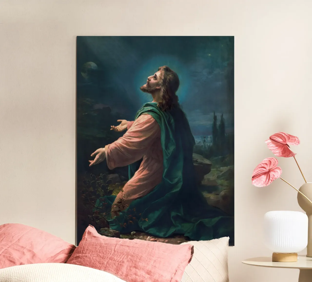 Christ in the Garden of Gethsemane poster da apoloprints