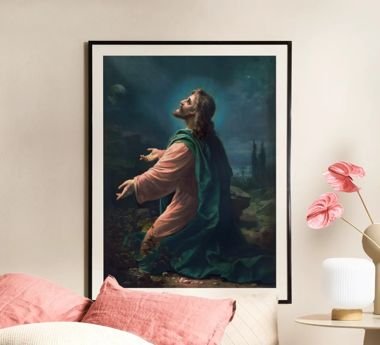Christ in the Garden of Gethsemane poster da apoloprints