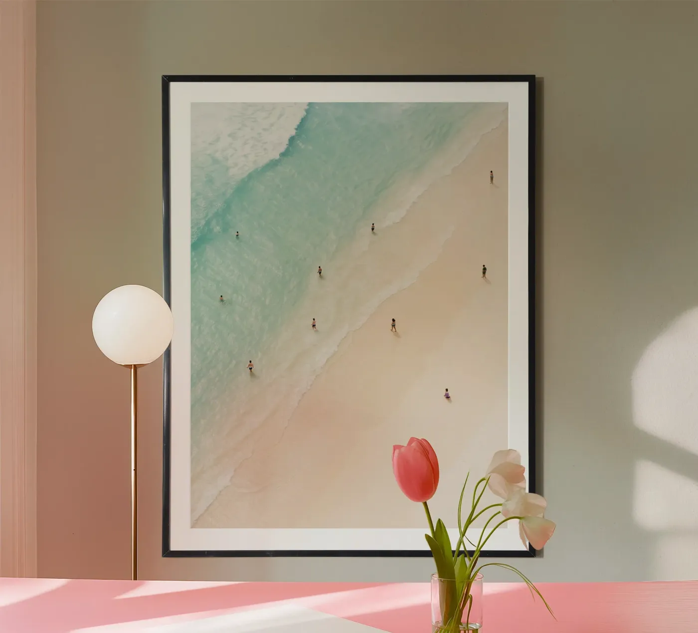 Strandleven poster van WijdevenDesign