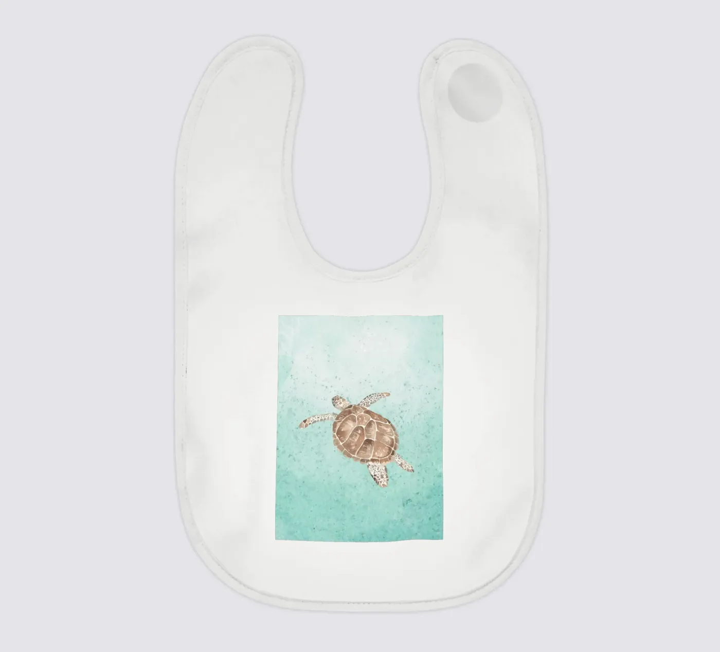 Schildkröte Grün Babylätzchen von Happyfacespace