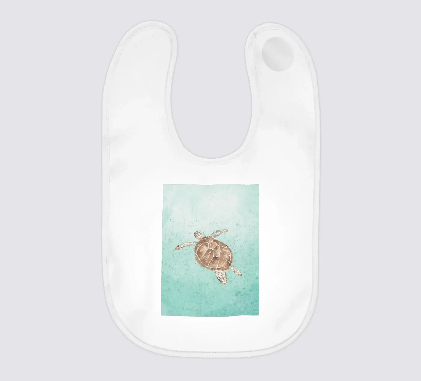 Schildkröte Grün Babylätzchen von Happyfacespace