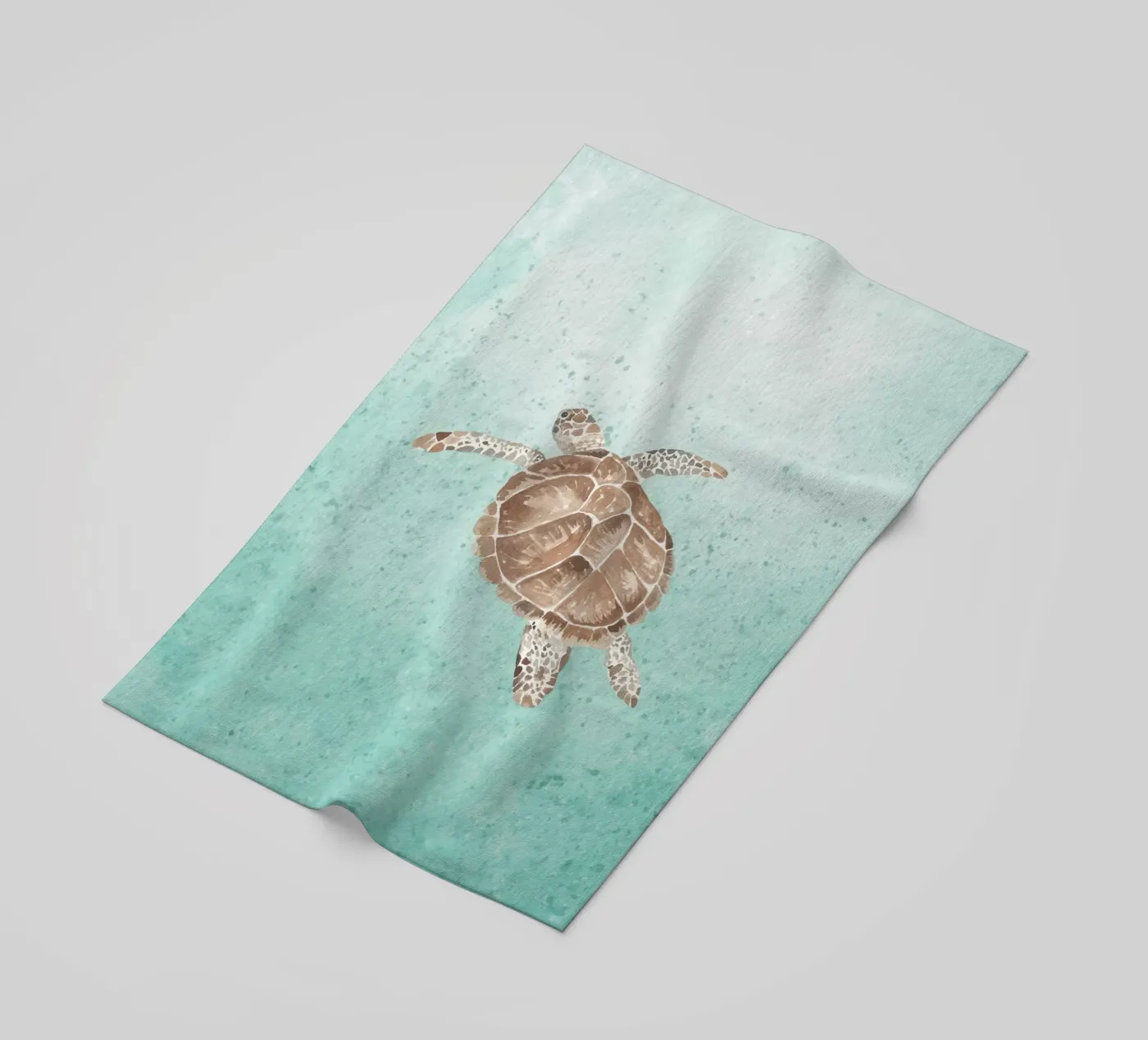 Turtle Green telo mare da Happyfacespace