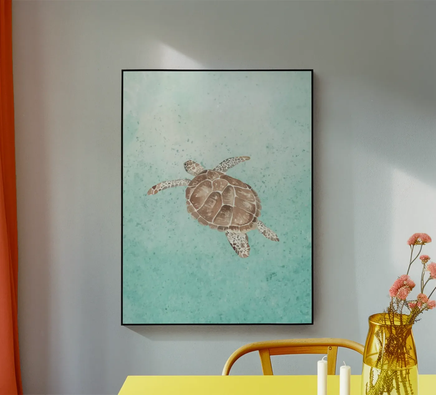 Turtle Green plexiglass da Happyfacespace
