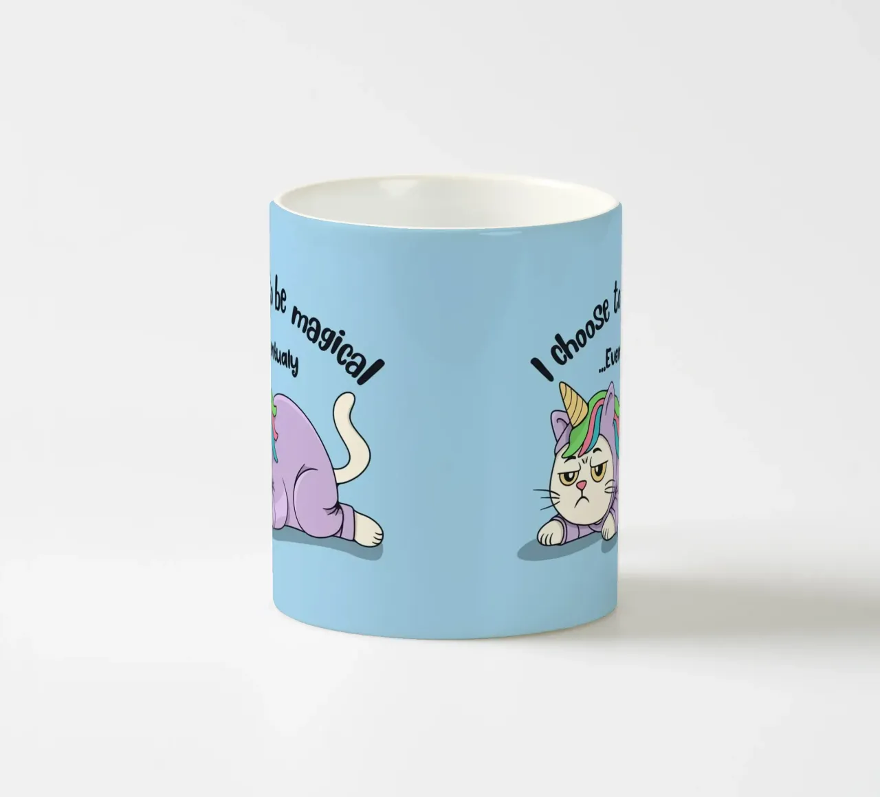 Ho scelto di essere magico... Eventualmente tazza in ceramica da Loobs