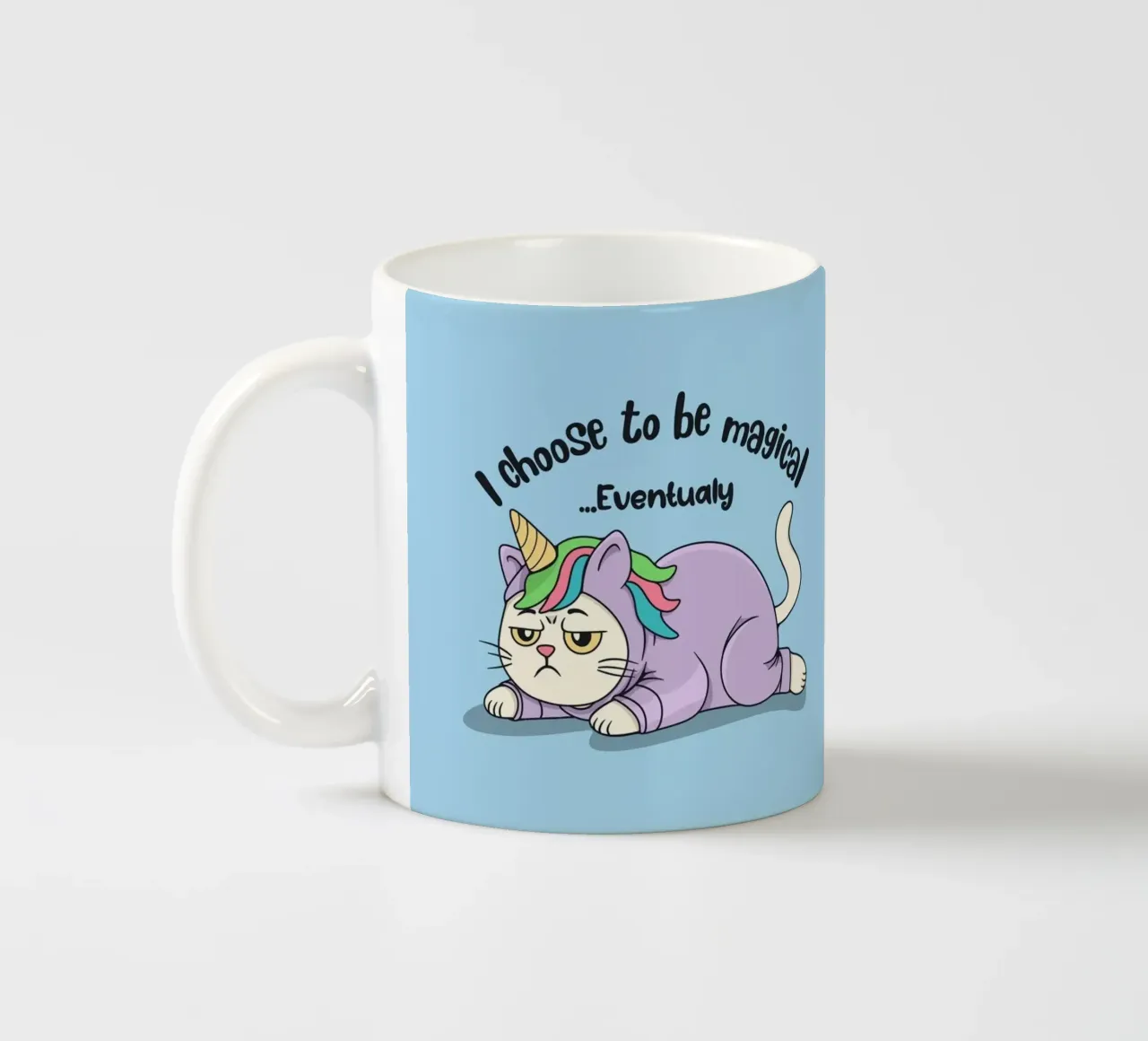 Ho scelto di essere magico... Eventualmente tazza in ceramica da Loobs