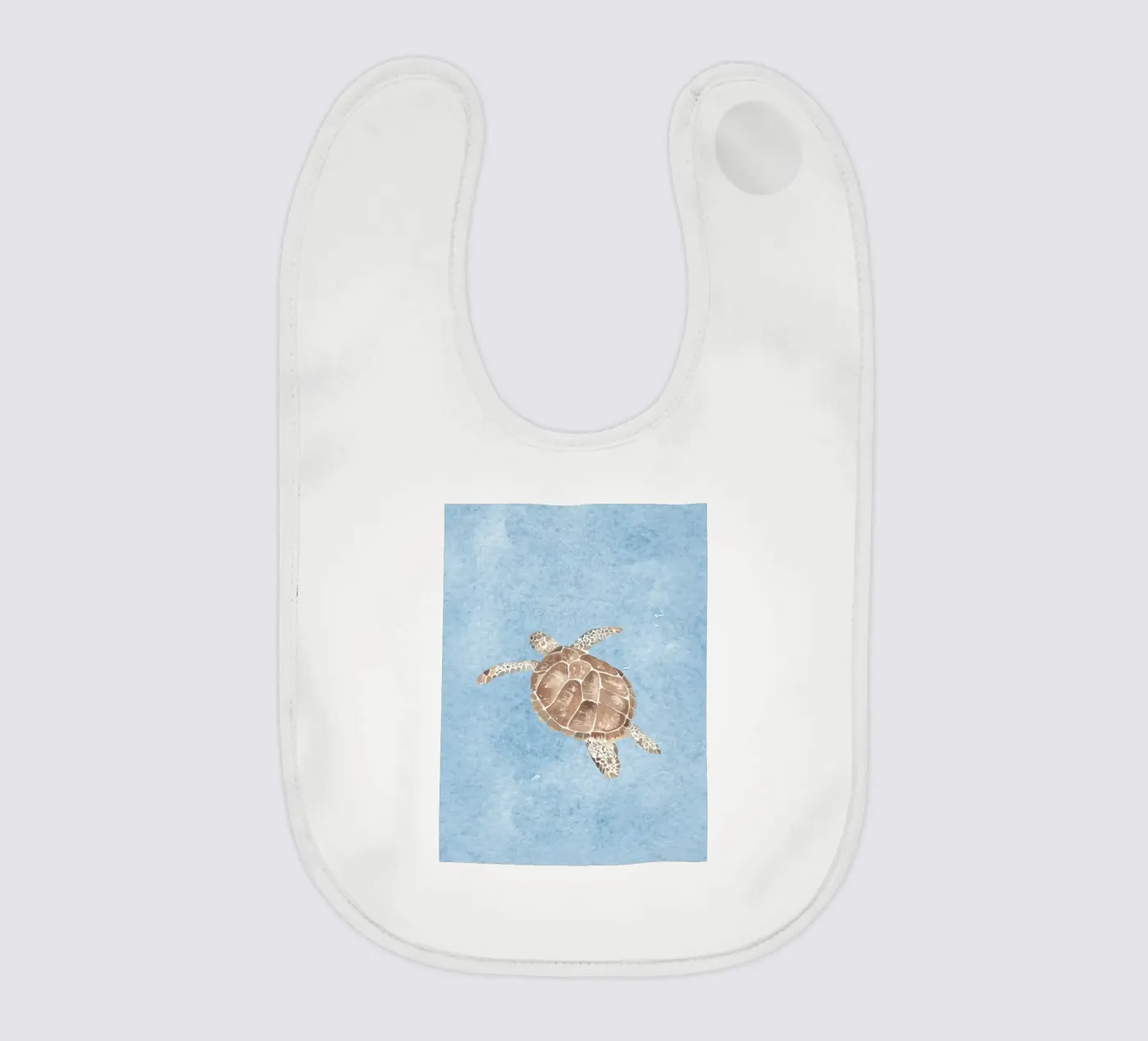 Bleu tortue bavoir de Happyfacespace