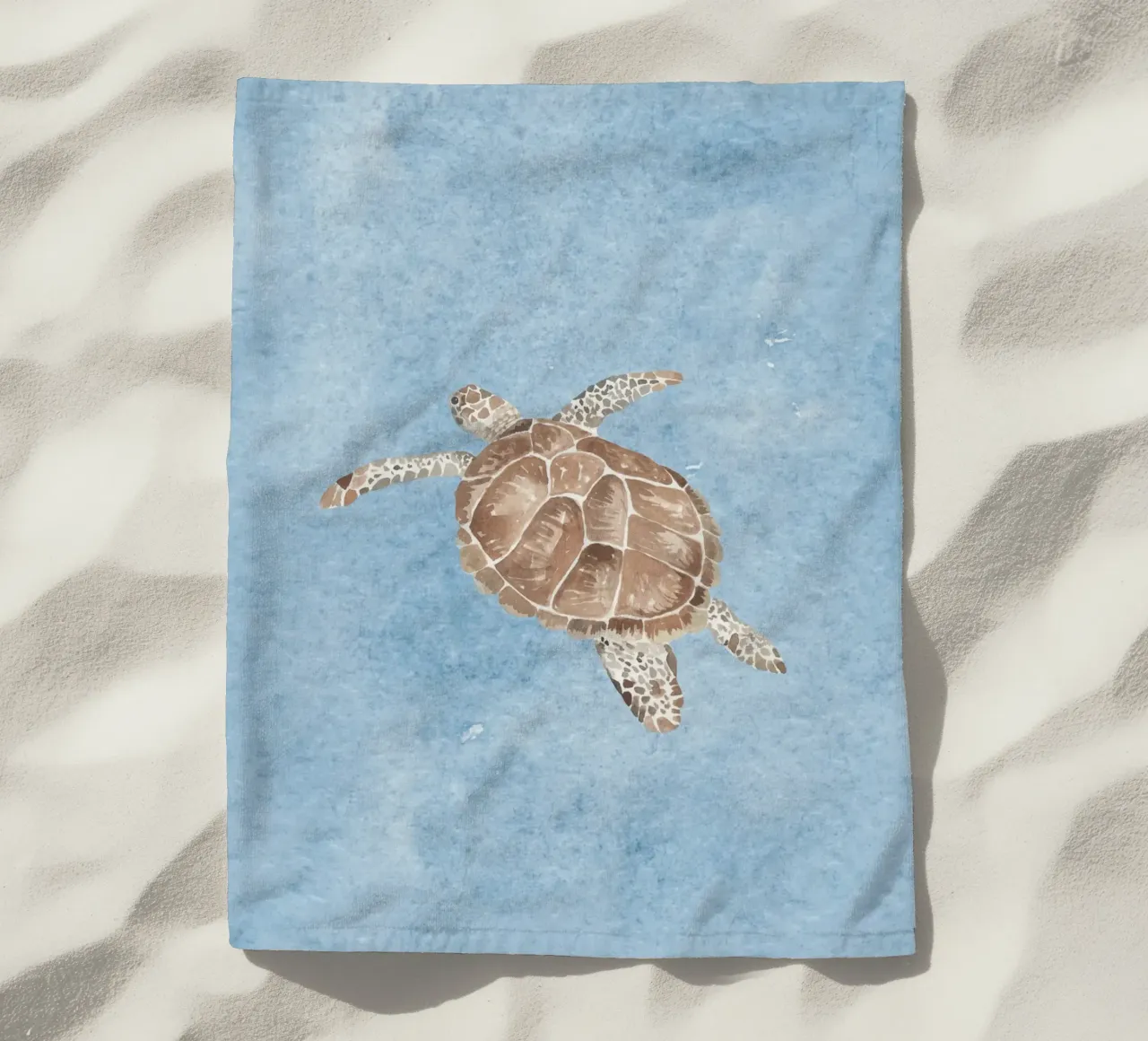 Tartaruga blu telo mare da WijdevenDesign