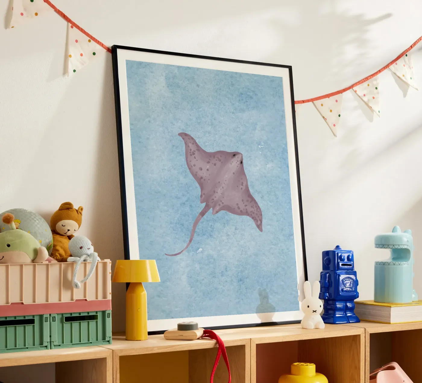 Blu pastinaca poster da WijdevenDesign