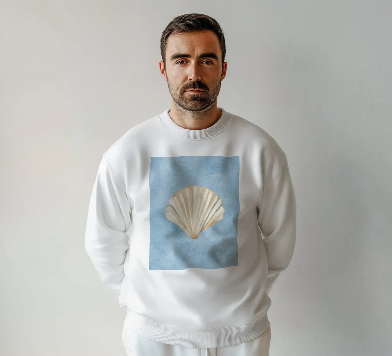 Blu conchiglia felpa da WijdevenDesign