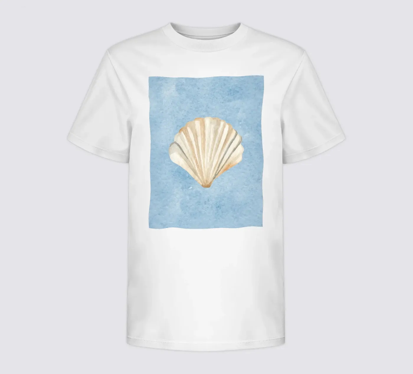 Blu conchiglia t-shirt bambini da Happyfacespace