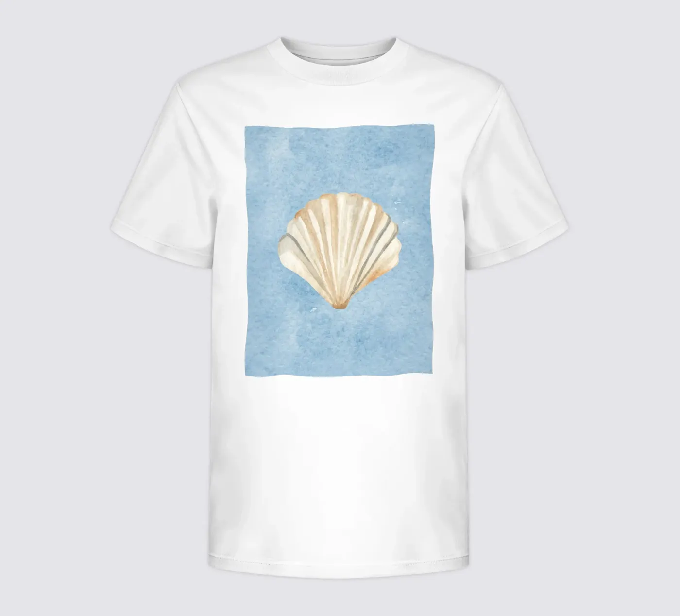 Blu conchiglia t-shirt bambini da Happyfacespace