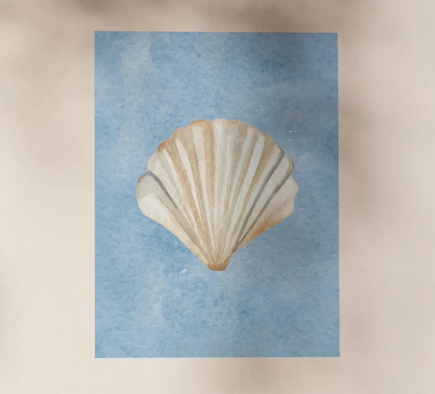 Seashell Blue pellicola backlit da Happyfacespace