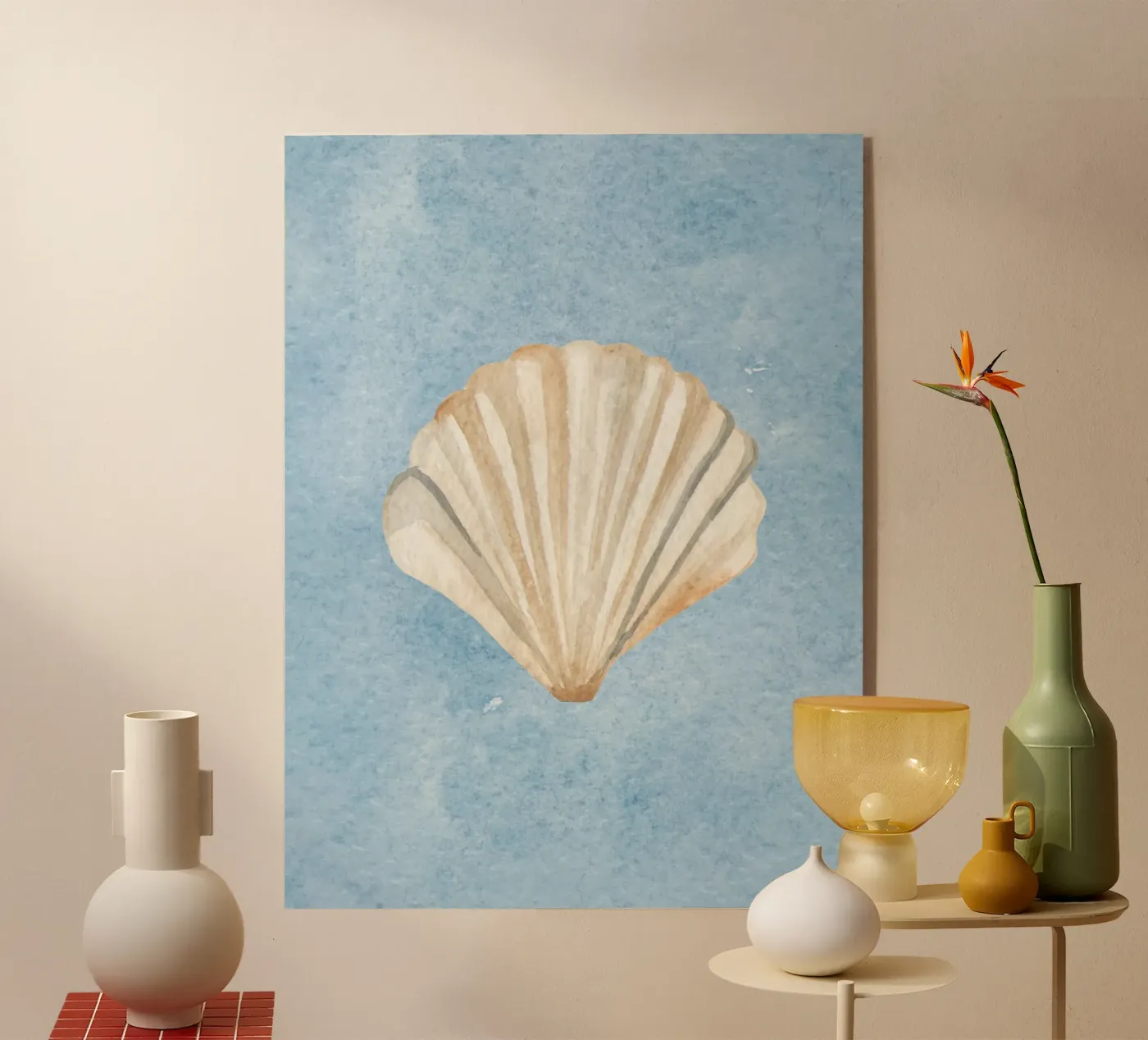 Blu conchiglia plexiglass da Happyfacespace