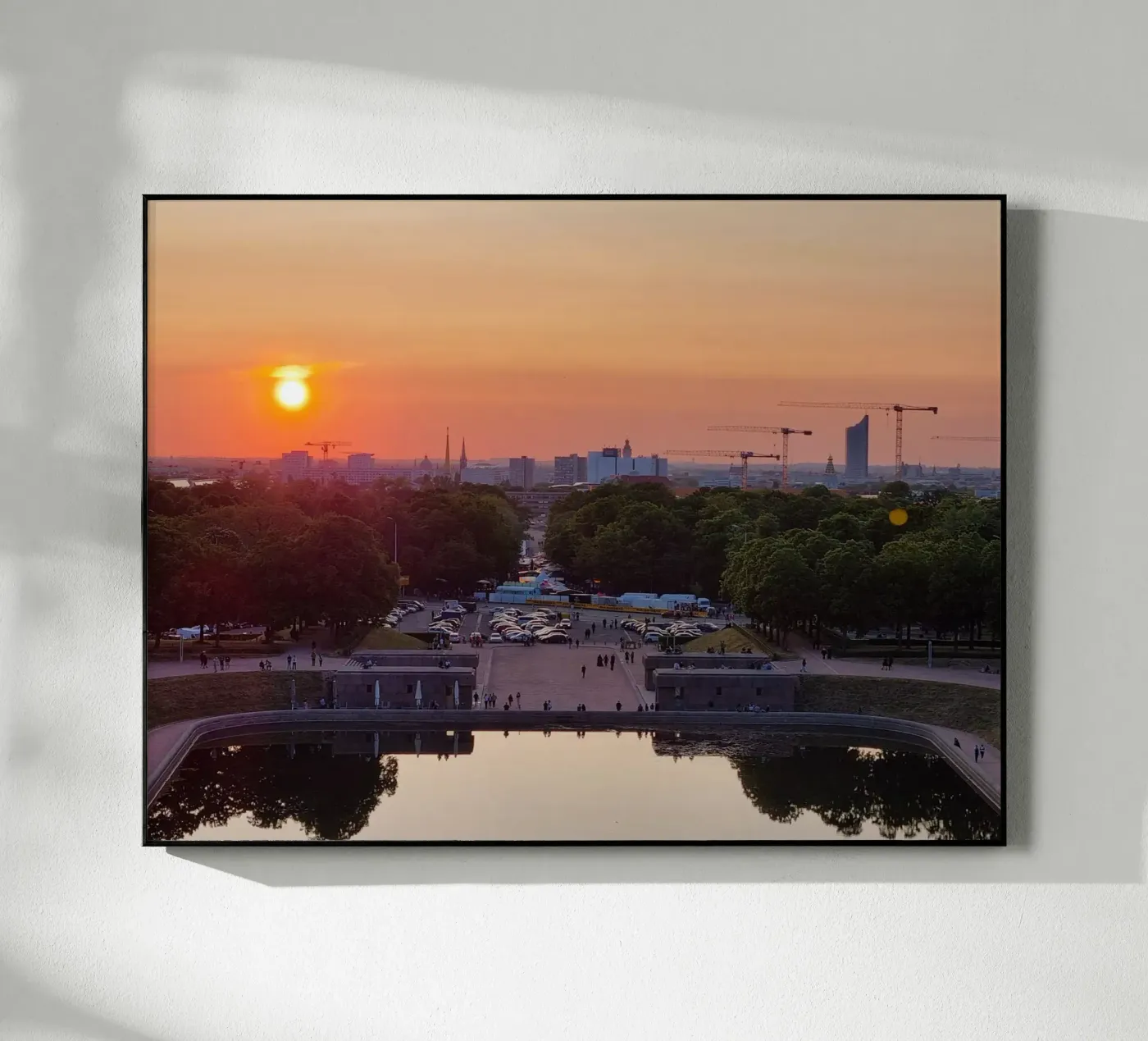 Leipzig by night plexiglass da dava