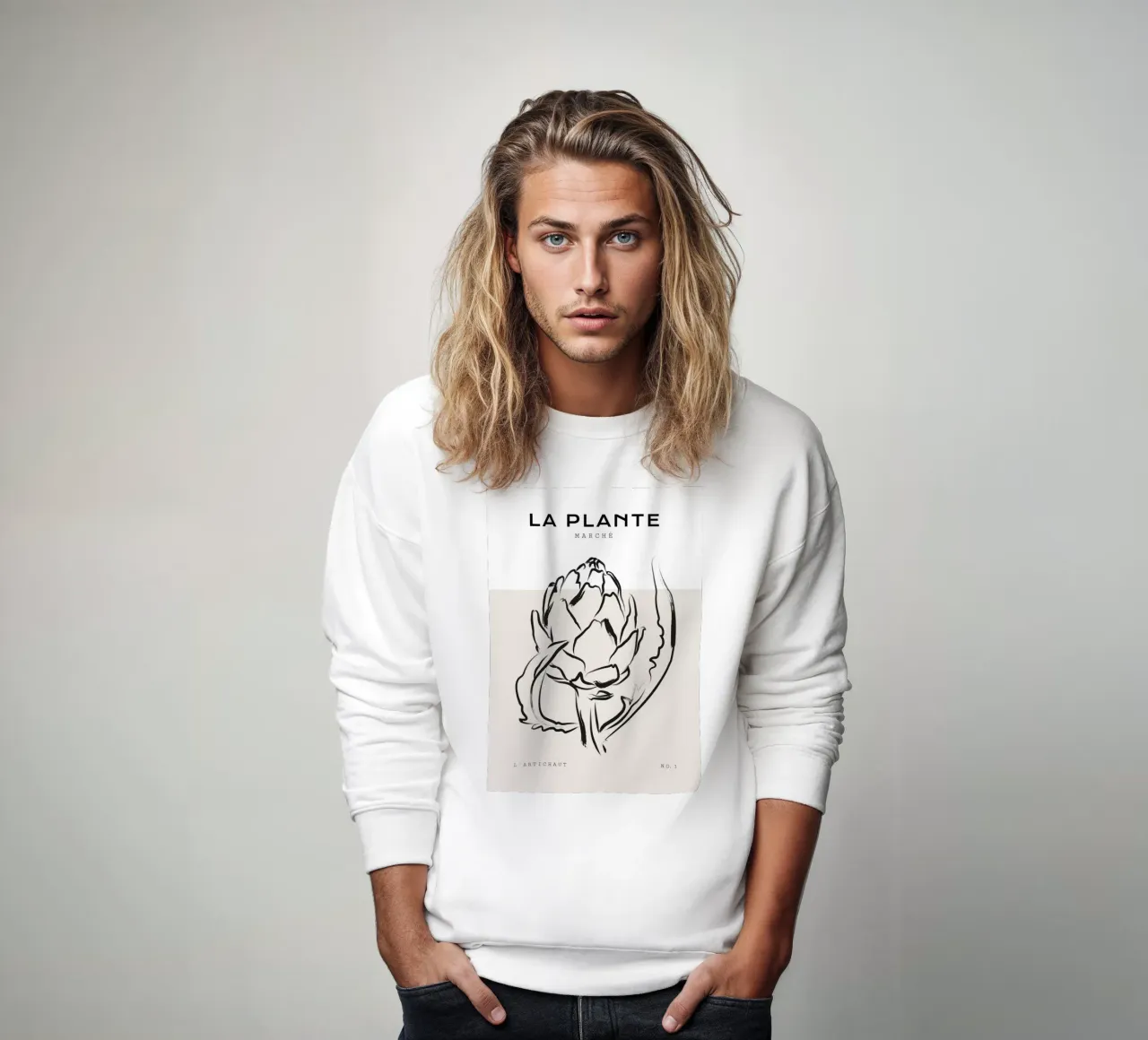 Boho Bohemian 6 Artichoke felpa da Boho Print Collection