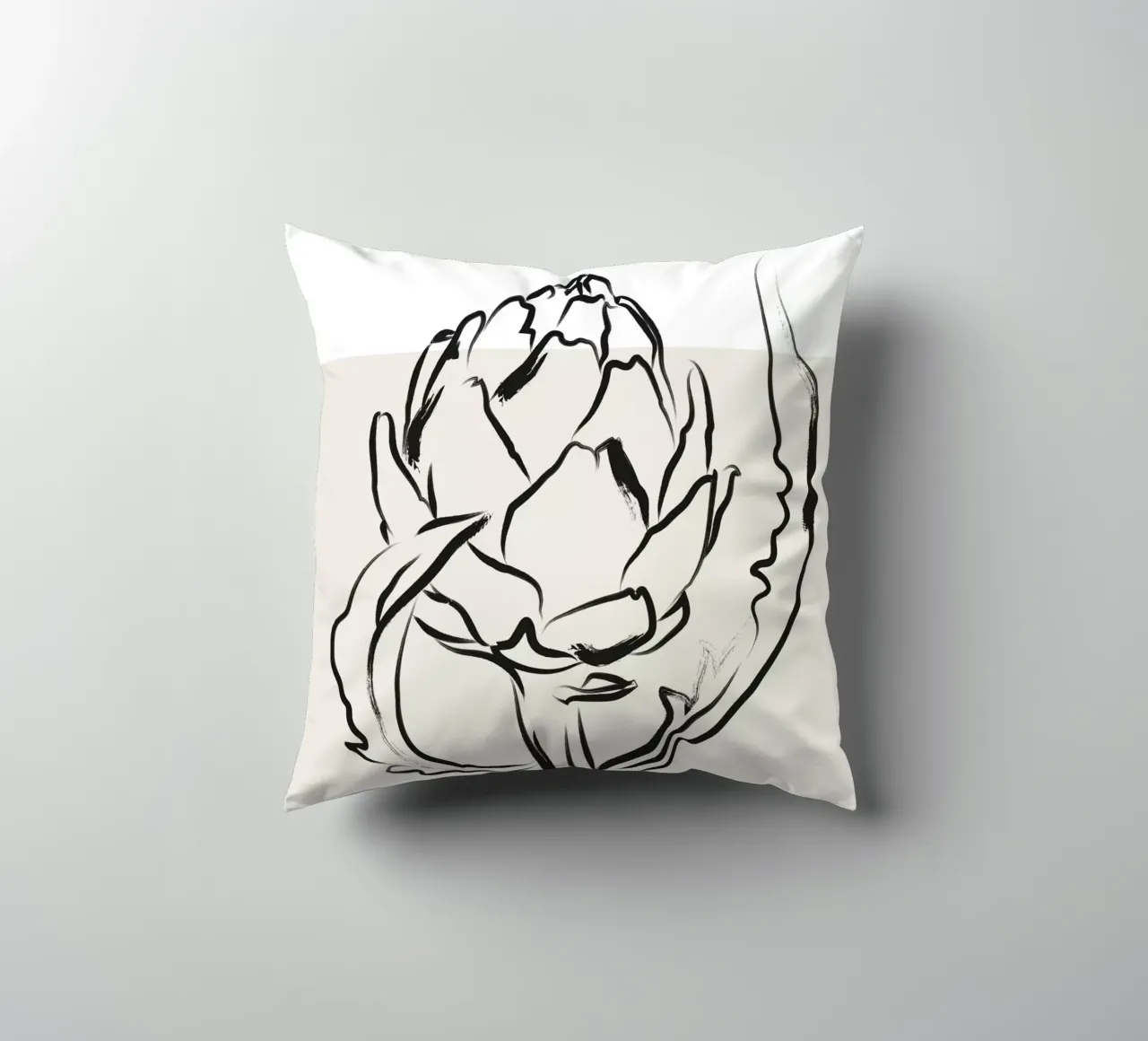 Boho Bohemian 6 Artichoke cuscino da Boho Print Collection
