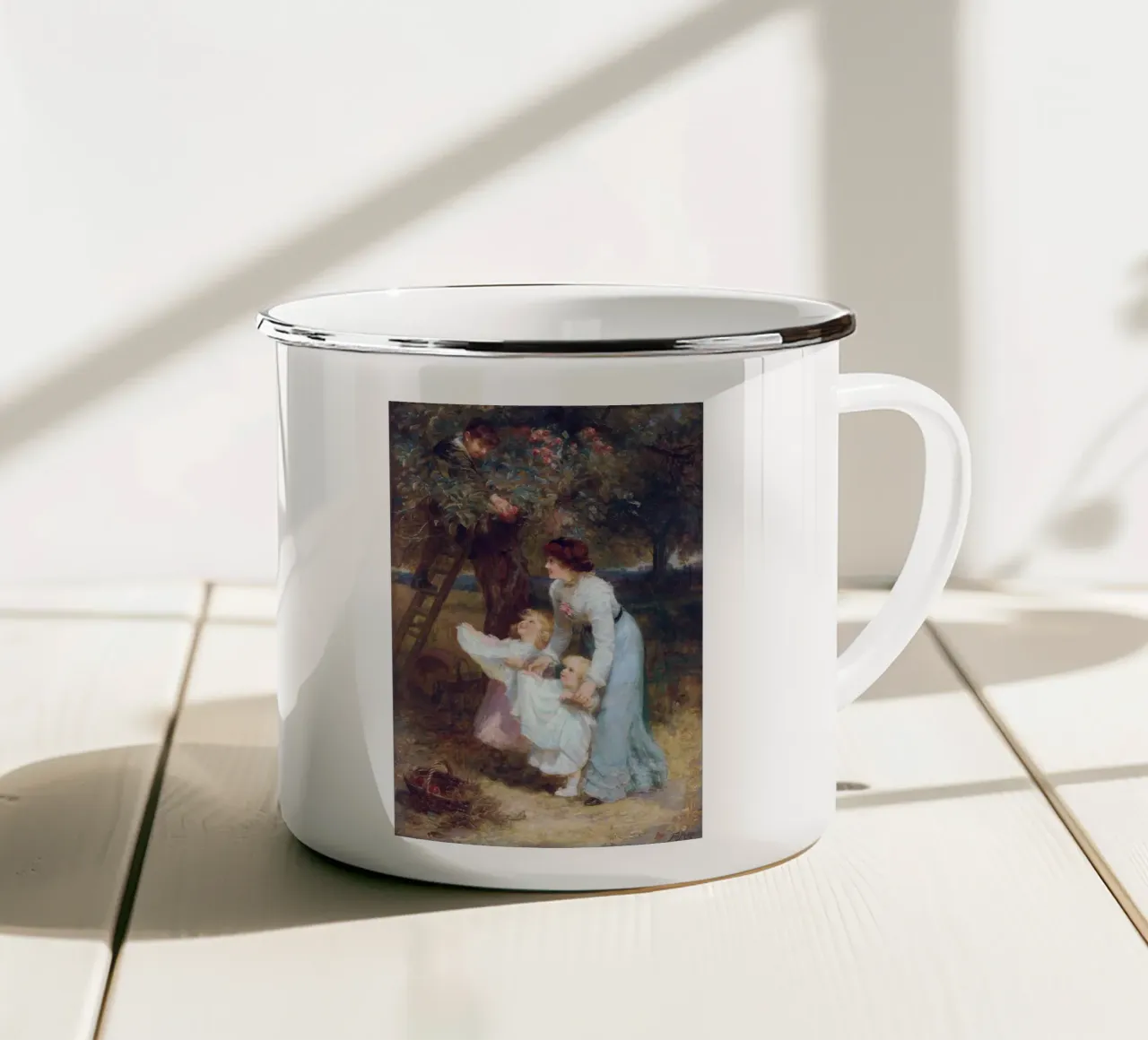Apple Time tazza in smalto da apoloprints