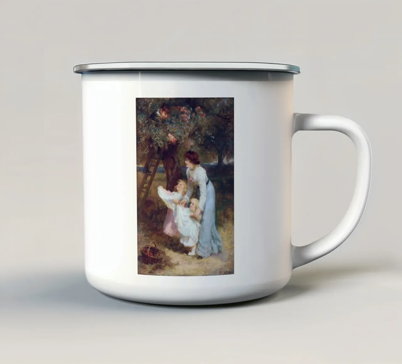 Apple Time tazza in smalto da apoloprints