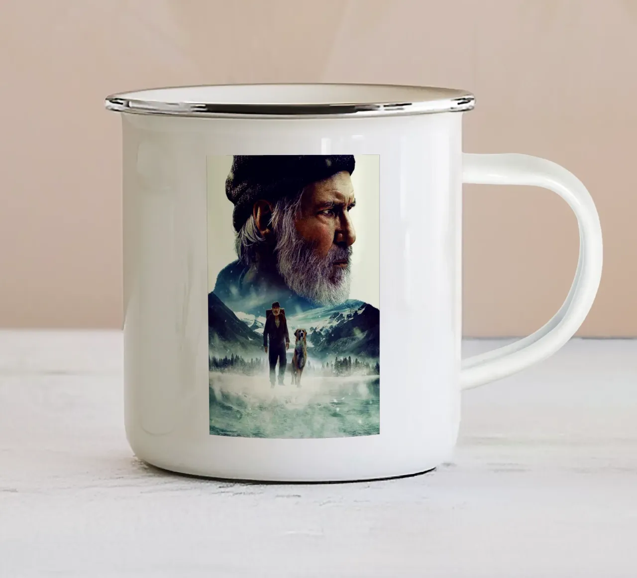 Call of The Wild tazza in smalto da Dumery Art