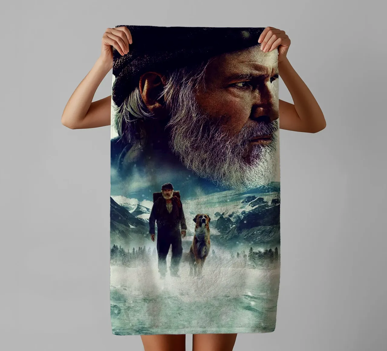 Call of The Wild asciugamano da bagno da Dumery Art
