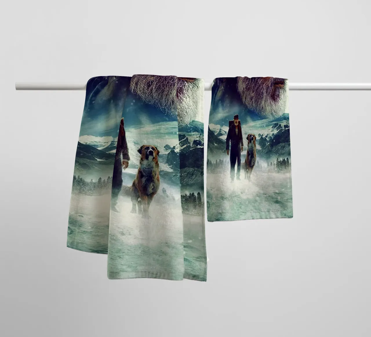 Call of The Wild asciugamano da bagno da Dumery Art