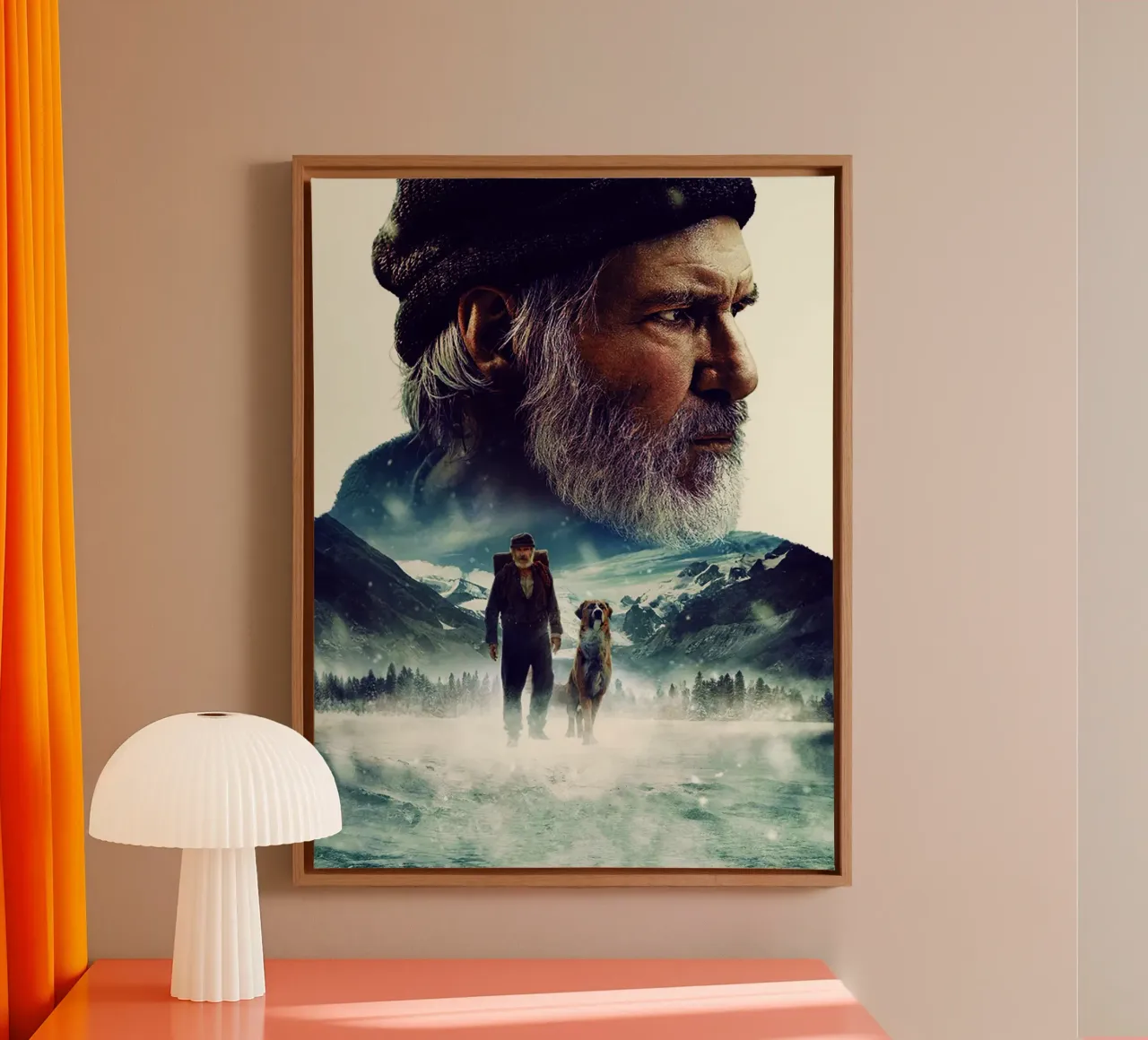 Call of The Wild canvas with Floater frame by Dumery Art