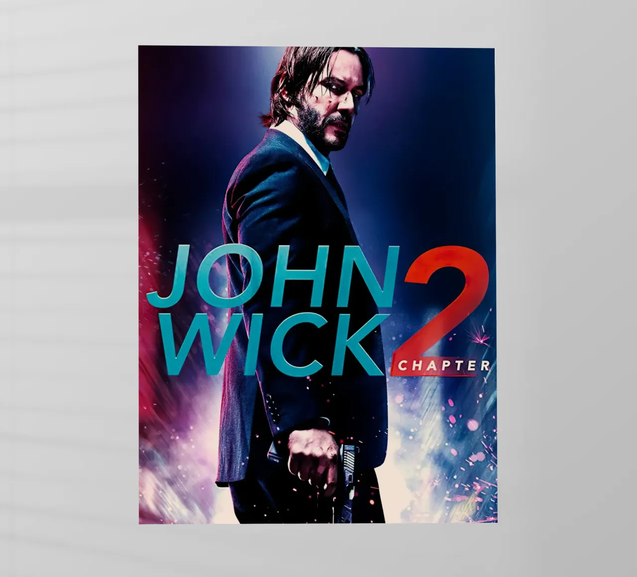 John Wick 2 pellicola backlit da Dumery Art