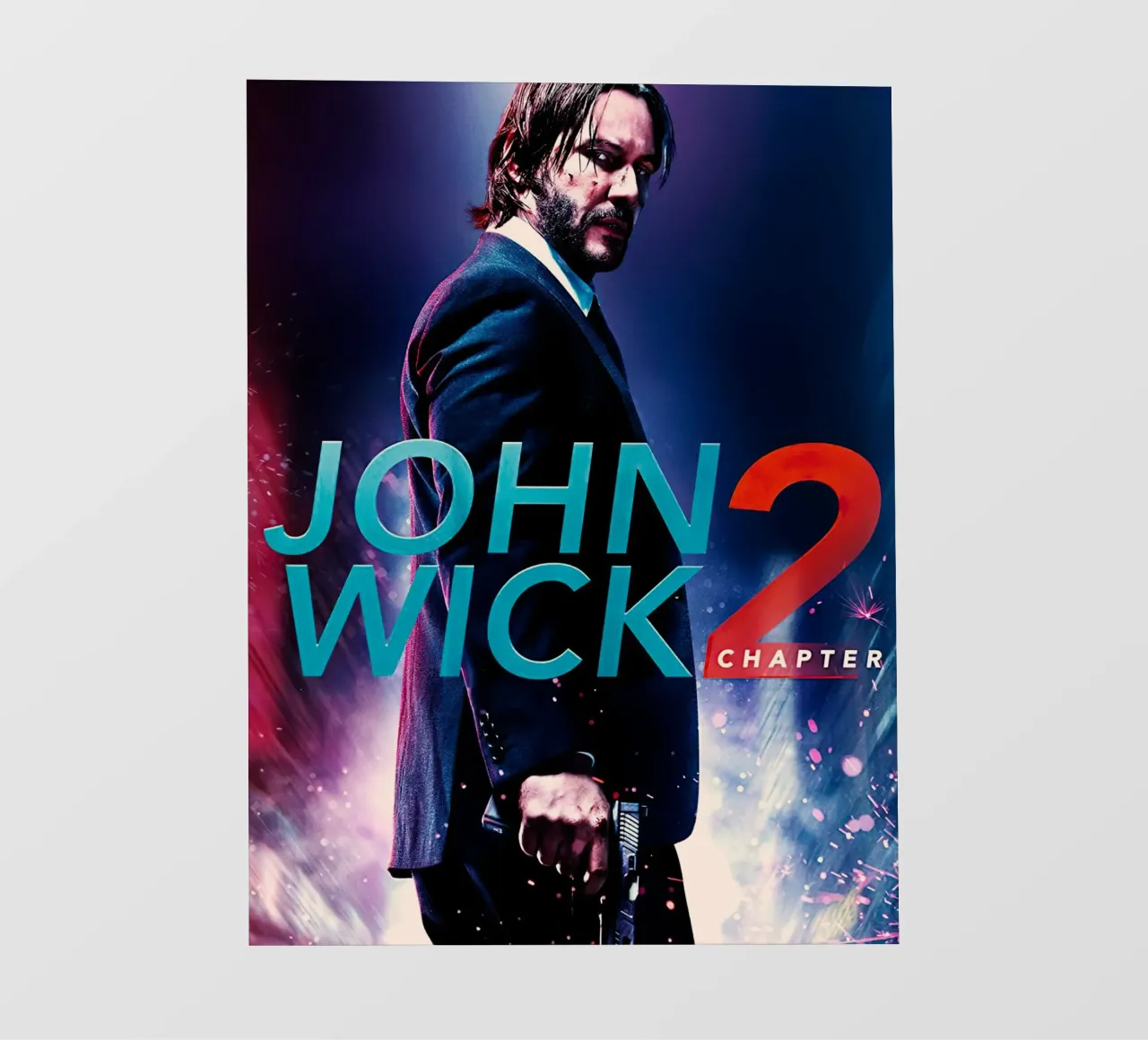 John Wick 2 pellicola backlit da Dumery Art