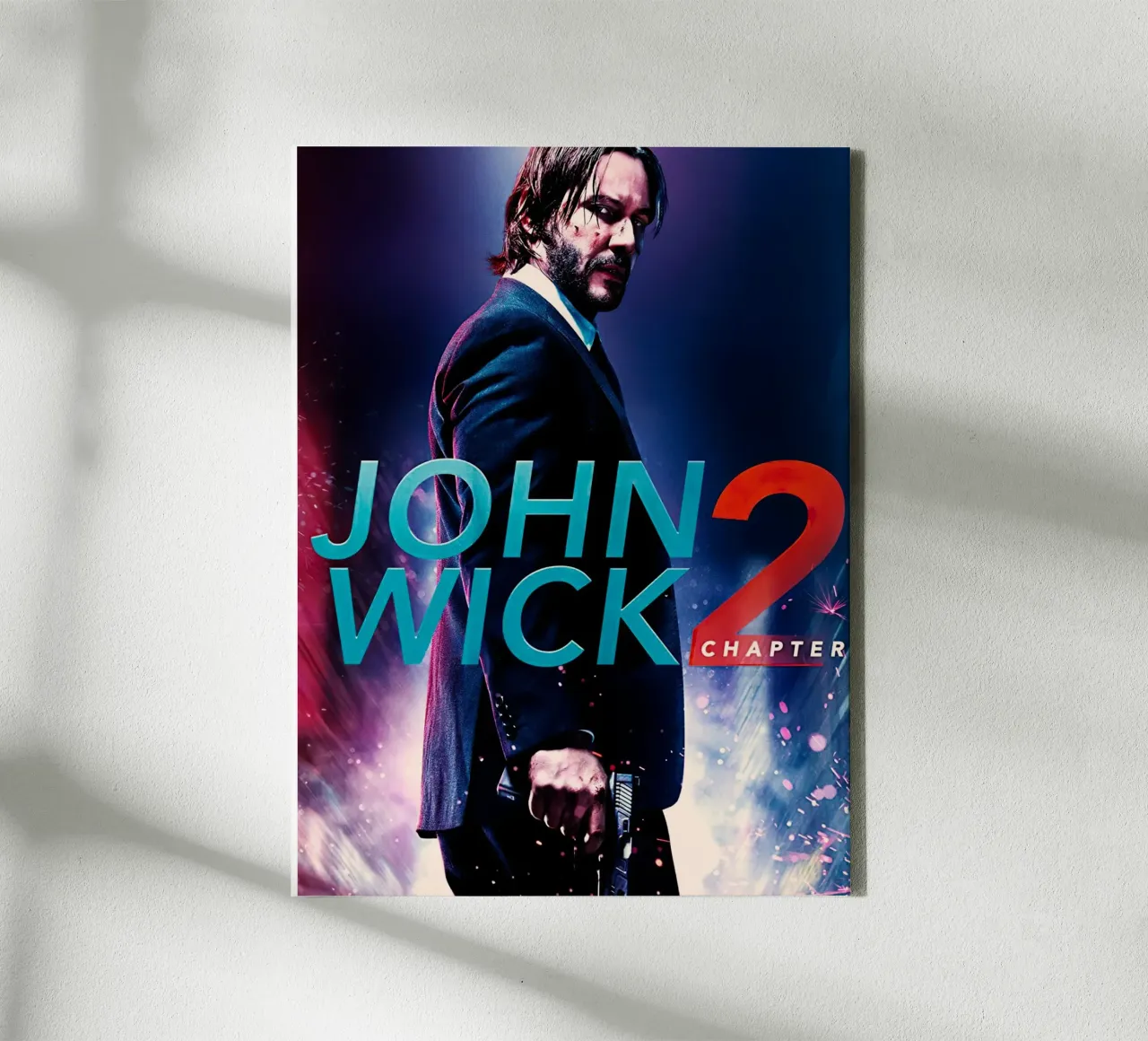 John Wick 2 tela con Cornice a cassetta da Dumery Art