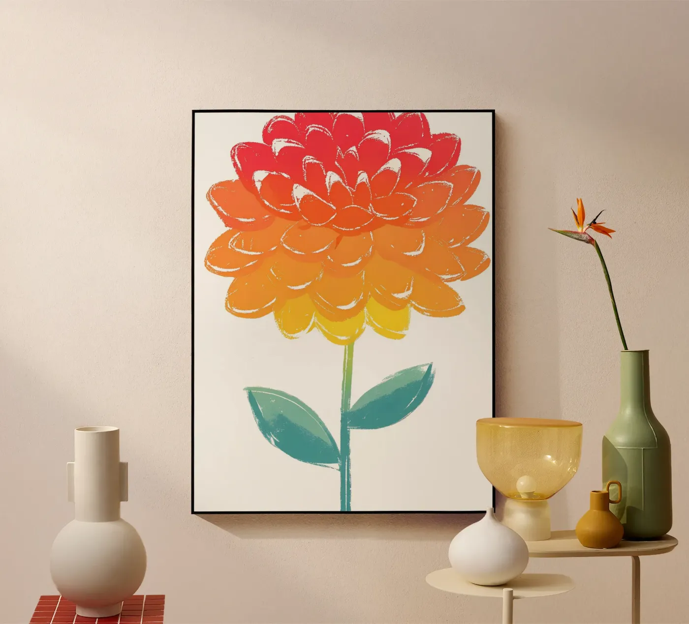 Fiore di dalia plexiglass da PREKETEWE