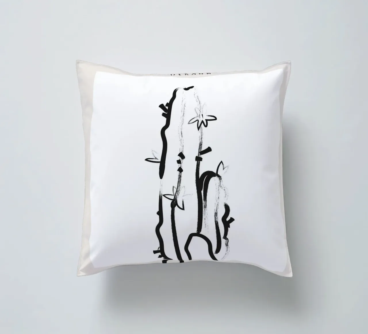 Boho Bohemian 6 Cactus cuscino da Boho Print Collection