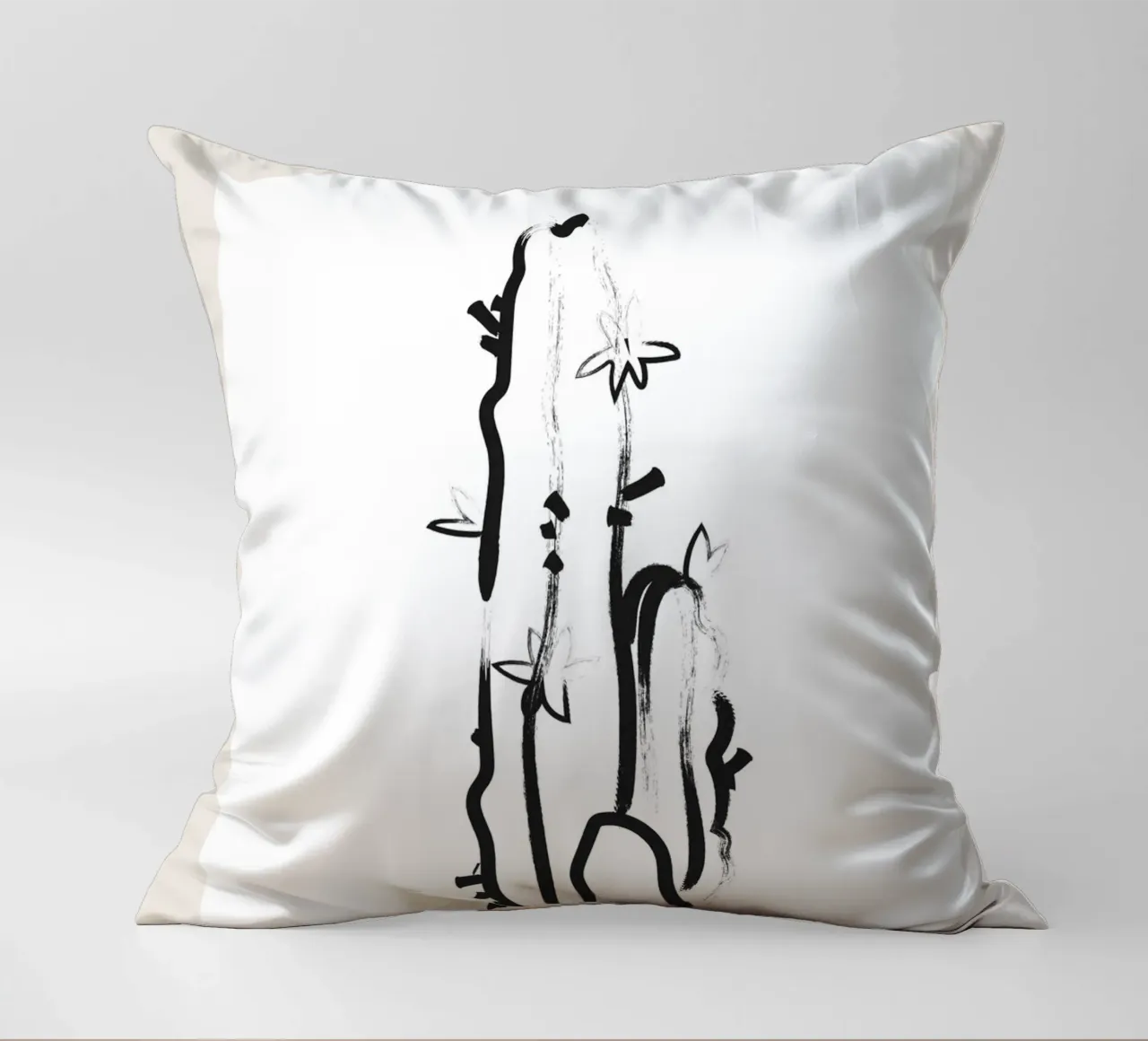 Boho Bohemian 6 Cactus cuscino da Boho Print Collection