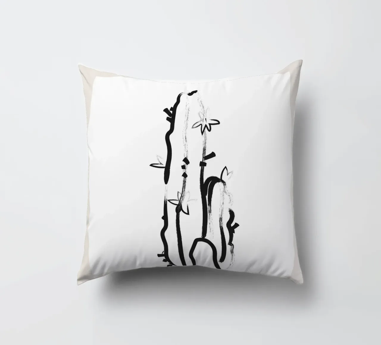 Boho Bohemian 6 Cactus cuscino da Boho Print Collection