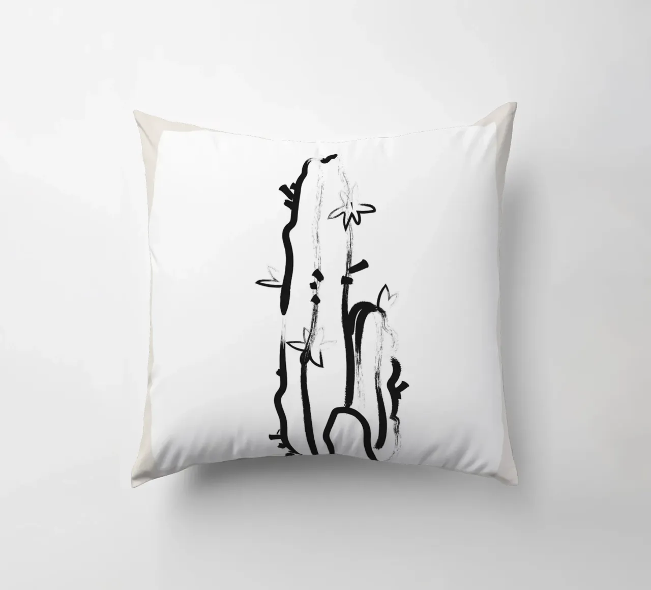 Boho Bohemian 6 Cactus cuscino da Boho Print Collection