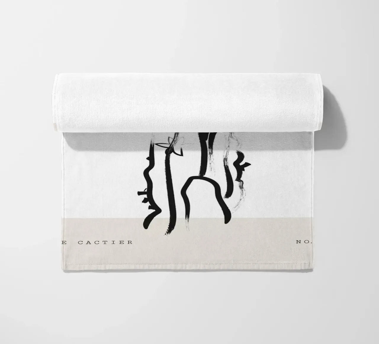 Boho Bohemian 6 Cactus telo mare da Boho Print Collection