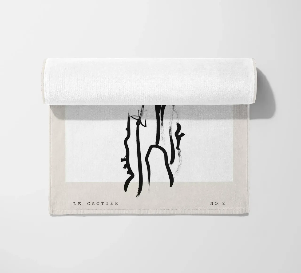 Boho Bohemian 6 Cactus telo mare da Boho Print Collection