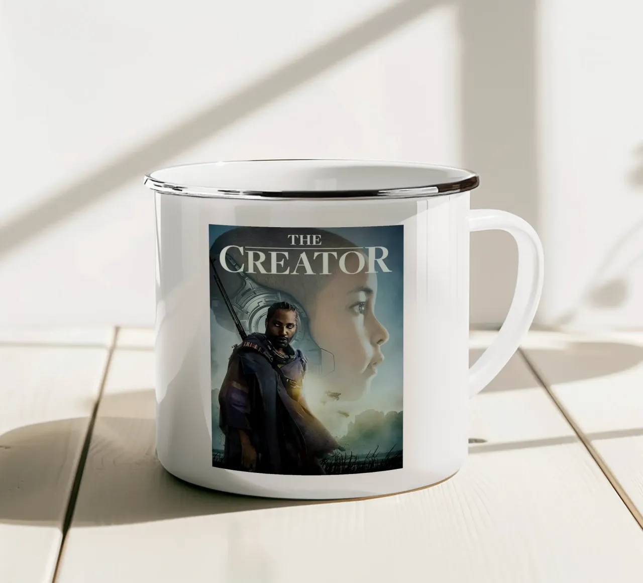 The Creator tazza in smalto da Dumery Art